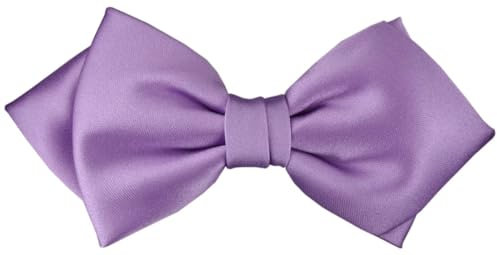 TigerTie - Pajarita en dunkles lila monocromo + caja