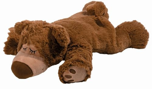 Warmies® Wärmekissen/Stofftier Sleepy Bear braun herausnehmbare Hirse Kräuter Füllung 35cm 750g (exklusives Warmies-Design für Greenlife Value)