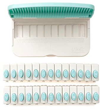 We R Memory Keepers 661599 Wortstanzbrett-Werkzeug, mehrfarbig, 22.5 x 5 x 13.5