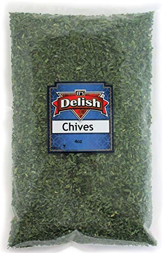 Dried Chives All Natural by Its Delish 4 Oz Bag