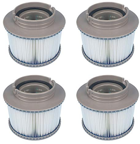 4 Filterpatronen Für Pool Whirlpools Ersatz-Filterkartusche Filter
