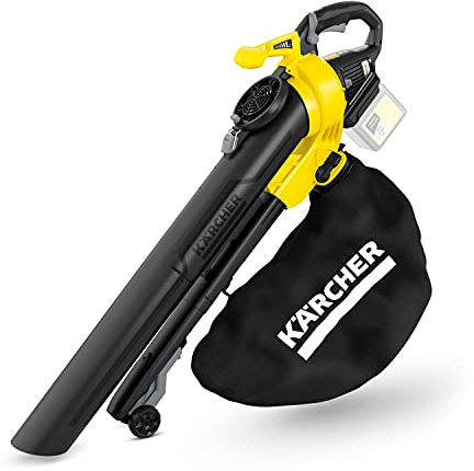 Kärcher 36 V Akku-Laubbläser und Laubsauger BLV 36-240 Battery, mit Mulchfunktion, Luftgeschwindigkeit: 240 km/h, Fangsack: 45 l, Gewicht: 4,2 kg, verwendbar mit dem Kärcher 36-V-Akku, ohne Akku