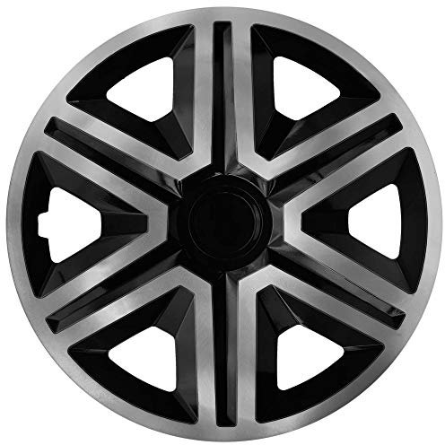 NRM Action - Set di 4 copricerchi universali per auto (grafite/nero, 14)