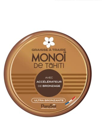 Parasol Pot Graisse à Traire au Monoï de Tahiti, Crème, Hypoallergénique
