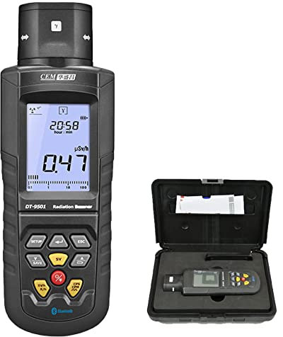 Compteur Geiger Détecteur de rayonnement nucléaire avec écran LCD, testeur radioactif bêta-Gamma, dosimètre Portable, testeur de marbre détecteur