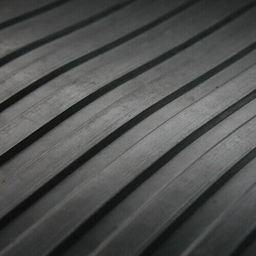 Black Wide Ribbed Rubber Garage Flooring Matting Garage Flooring Matting | Multiple Sizes to Choose from on This Listing | 3mm Thick Floor Mat | A Grade | | 130cm Wide (1.5 m x Wide Ribbed (1.3m W)