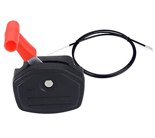 QUENPE 1PC 56 Zoll Rasenmäher Gaszug Schalter Kunststoff Legierung Choke Hebel Control Griff Kit Rasenmäher Garten Werkzeuge Ersatzteile Griff des Drosselklappenschalters