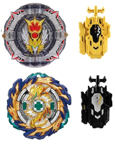 Wotean Gyroscope Turbo Set, 3D Arena Metall Fusion KampfKreisel, Mit Battling Top Launcher, Geschenk-Sets(167+192)