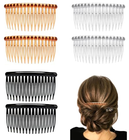 HUTRADE 6-Piece Set French Twist Hair Pin，Premium Haarkamm Zum Stecken | Stylish Zickzack Haarreif Style，Haargabel for DIY Hair Styling