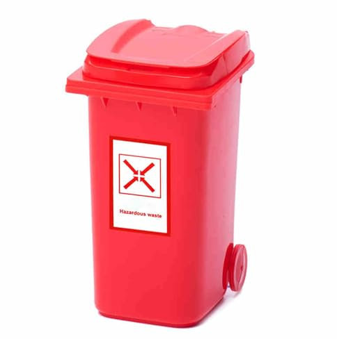 Tischmülleimer mit Deckel, Mini Mülleimer mit Rollen, Mini Plastik Tisch Mülltonne, Bad Kosmetikeimer Tischabfalleimer, für Küche Badezimmer Büro Schreibtisch WC Auto Bett Geruchsdichter Klein Plastik
