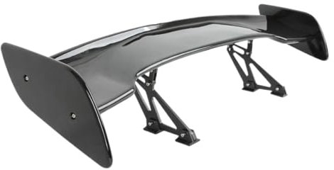 ECKBRJA Accessories Universal GT Style Rear Spoiler Wing Tail Air Dam Sedan Body Kit Decoration Racing Car Tuning Roof Spoiler Lip(QP36006MBK)