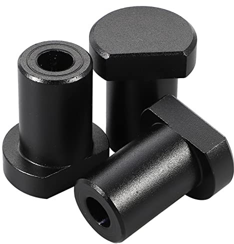 Outanaya 3Pcs Bench Dog Clamp Durable Aluminum Workbench Planing Stop for Woodworking Secure Attachment for Routing Cutting Sanding Essential Hold Down Tool