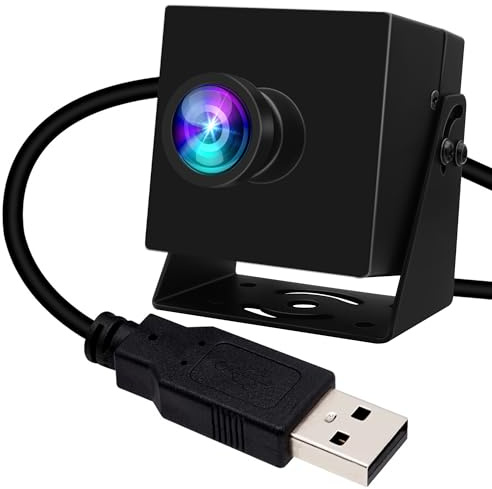 ELP 1080P 120fps Module de caméra USB fisheye pour ordinateur, caméra PC 12MP, webcam grand angle pour ordinateur de bureau, caméra de sécurité USB intégrée industrielle, mini caméra lightburn pour