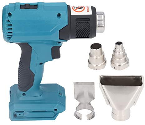 Naroote Pistolet à Chaleur sans Fil, Pistolet à Chaleur Portable 3 équipement Rechargeable à Air Chaud Batterie Thermique en Plastique Mini-pistolet à pour Fabrication d'emballage