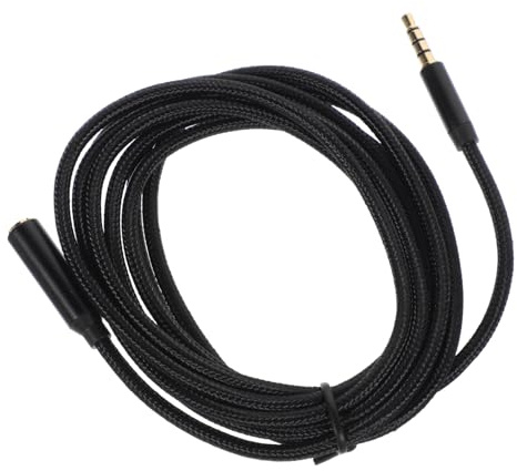 Hemobllo 2m Prolunga Audio da Cavo di Prolunga Femmina Maschio Accessorio per Cavo Ausiliario Realizzato in Robusto Rame Compatibile Computer Telefoni e Cuffie