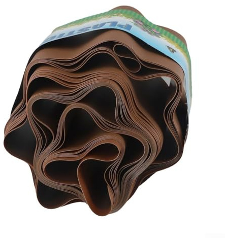 Zilimontt Bordure de pelouse en plastique pour jardin - 10 cm x 9 m - Marron - Étanche - Flexible - Pour séparer l'herbe et les parterres de fleurs (10 cm x 9 m)