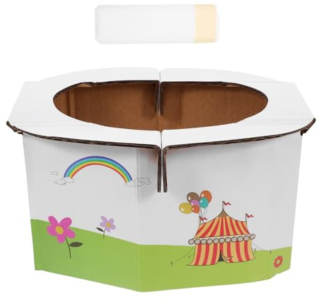 MAJORMENCH Tragbares Faltbares Kindertoiletten töpfchen aus Papier Leicht Kompakt Klappbar für Junge Mädchen und Kleinkinder für Reisen Outdoor Auto Praktische Mobile Babytoilette