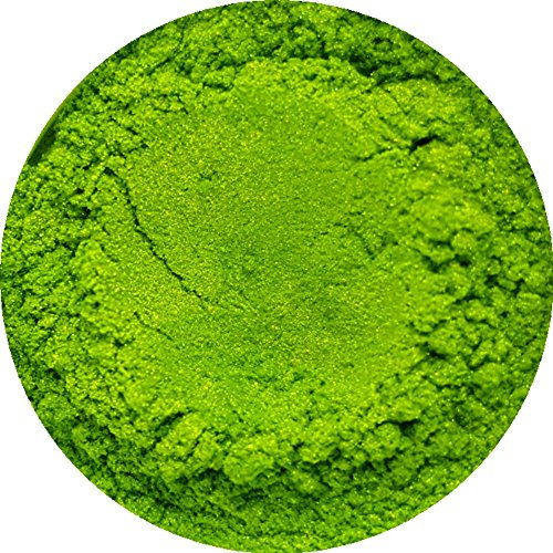 Lime Green Cosmetic Mica Powder 3g-50g for Soap, Eyeshadow, Bathbombs (10g)