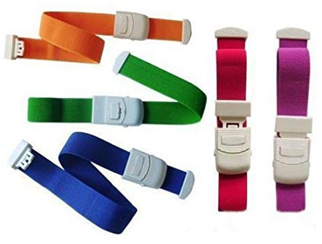 5pcs Quick Release Tourniquet Bands Elastic Belt Medical Hemostatic Blood Tourniquet with Buckle