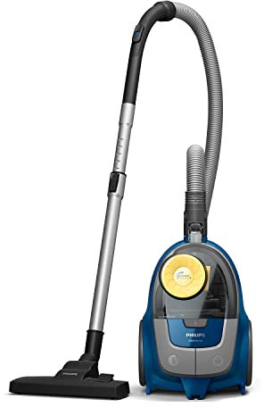 Philips Aspirador sin Bolsa Serie 2000 XB2125/09- Aspirador sin Bolsa, tecnologia PowerCyclone 4, 850w, Filtro Super Clean Air, Cepillo Multiuso, diseño Compacto y Ligero, Largo Alcance 9m, Azul