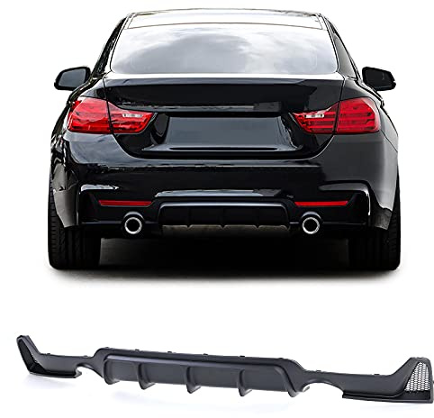 Heckdiffusor Performance Schwarz Matt passend für 4er BMW F32 F33 F36 435i 440i