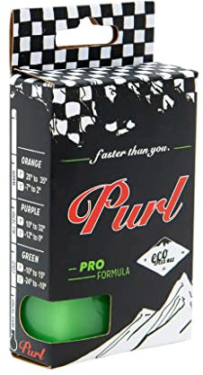 PURL Pro Ski- und Snowboardwachs - Wettkampfwachs - Race Wax (Pro Green/Cold: -23,3 °C bis -9,4 °C)