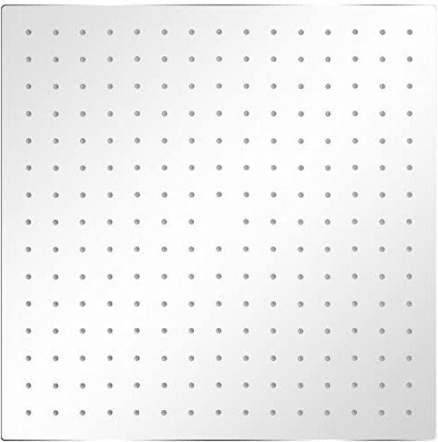 Gecheer Regenbrause Brausekopf Duschkopf Kopfbrause Regendusche Duschbrause Wand Decke Edelstahl 40x40 cm Quadratisch