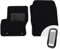 moto-MOLTICO Vorne Fußmatten Auto Velours Autoteppiche Schwarz Automatten Set 2-teilig passend für Ford C-Max II 2010-2019
