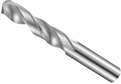 CoCud Brocas carburo sólido, 6,25mm Diámetro, K35 Tungsteno Carburo Precisión Mini Torsión Brocas Brocas - (Aplicaciones: para Acero Inoxidable Aleación Metal), 1 Unidad