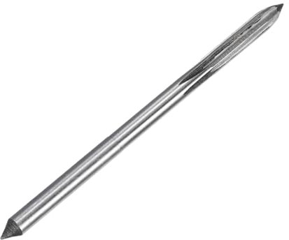 uxcell Chucking Reamers, 4mm H7 Metric Machine Reamer Drill Bit for Metal Wood Hole Reaming, Straight Flute M35 High Speed Steel Tool