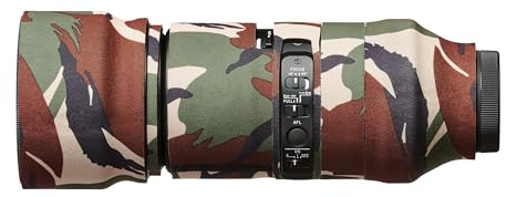 easyCover - Lens Protection Camouflage Cover - Objektivschutz - Schutz für Ihr Kameraobjektiv - Geeignet für Sigma 100-400mm F5-6.3 DG DN OS - Grüne Camouflage