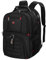 Mochila Portatil Hombre, 18 Pulgadas Mochila Impermeable Antirrobo Ordenador Portatil Trabajo con Puerto USB, Grande Latptop Backpack Escolar Adolescente Universidad Oficinal Negocio Viaje, Negro