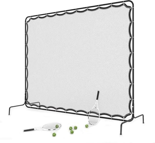 ExoticaBlend Tenniswand Rebounder Mobil - 9.5 x 7Ft für Tennis im Garten, Kindertennis und Kindertraining