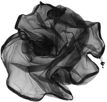 ZONADAH Rain Barrel Cover Black Mesh Cover for Rain Barrels 95cm Adjustable Water Butt Net Protector with Drawstring for for Home Outdoor Garden Water Catchment Bucket