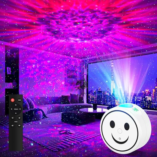 Incamity Galaxy Projector, Light Projector, Night Light Projector with 41 Lighting Modes, Galaxy Light Projector with Timer and Remote, for Kids Adults, Bedroom, Home Theater, Christmas