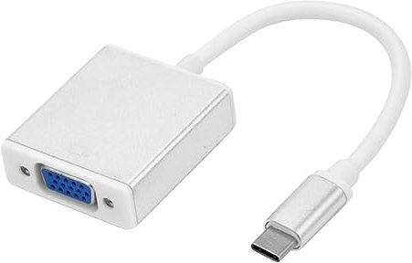Housoutil Usb-c to Vga Adapter Cable Full Support Compatible Laptop Tv Monitor Projector No Driver Needed