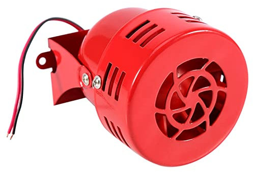 Sirena Alarma de Motor de Viento, Sonido Industrial Protección Eléctrica contra Robo Sirena Motocicleta Sirena Bocina Alarma Fuerte para exteriores sistema de protección