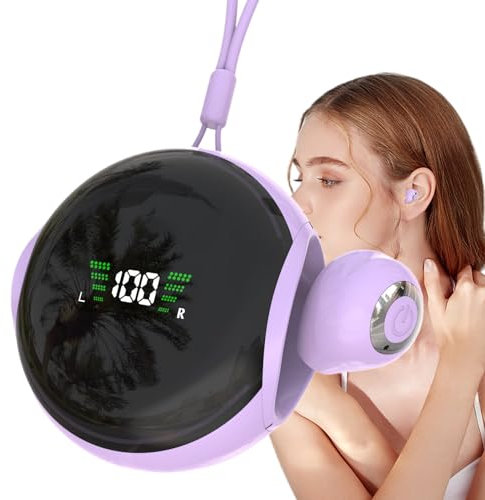 Generico Auricolari Wireless - Auricolari Sportivi Senza Fili | Cuffie Portatili Con Suono HD E Riduzione Del Rumore Per Casa, Viaggi E Sport