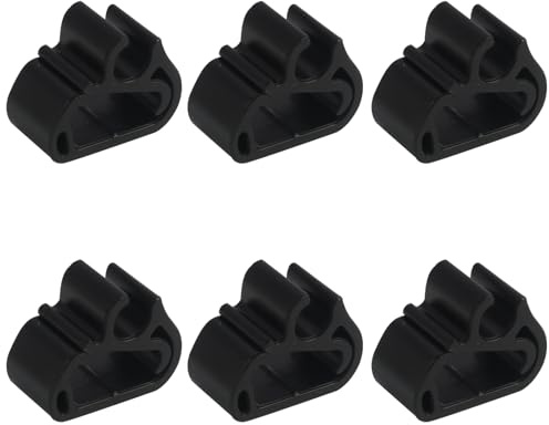 Kit de 6 Clips Essuie-Glace pour 3008, 5008, C5, DS7, Fixation Tuyau de | Bras Essuie-Glace Avant Clips de Serrage Colliers de Fixation Attache Balai Accessoire Tuyau Lave Glace Entretien Maintenance
