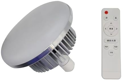 YUGSHNKFC Ampoule LED 3200K-5500K Lampe De Photographie Ampoule À Économie D'énergie Luminosité Réglable E27 avec Éclairage De Photographie À Distance