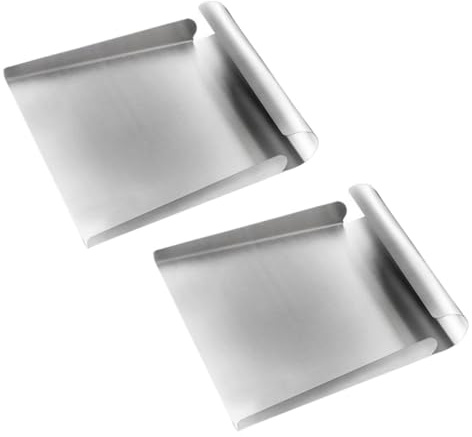 ZUNOXAZ Pelles à Nourriture En Acier Inoxydable 2 Pièces Grandes Pelles à Glace Multifonctionnelles Cuisine Et Restauration Utilisation Polyvalente
