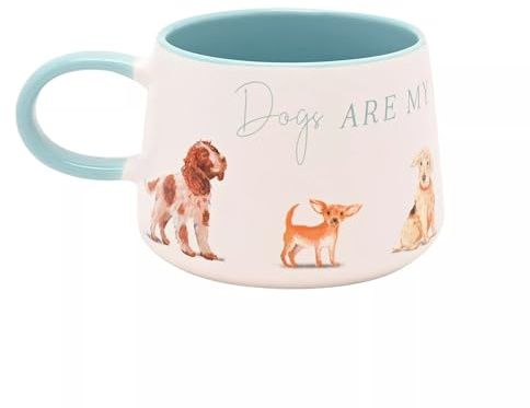 Widdop & Co. Ceramic Mug - 'Dogs are My Favourite People' - The Wildlife by Ling Design - Stylish Tea & Coffee Cup