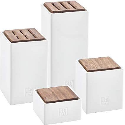 ZWILLING Keramik-Küchenaufbewahrung, 4er-Set, Weiß