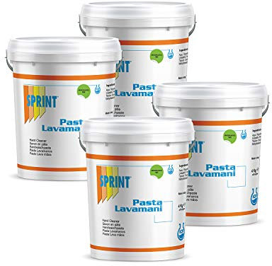 CONFEZIONE DA 4 SECCHIELLI DI V53 SPRINT PASTA LAVAMANI MICROPLASTICS FREE DA 4KG