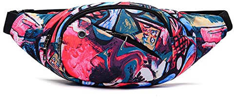 Long Keeper Bauchtasche Damen Herren Stylisch Multifunktionale Bauchtasche Gürteltasche Groß Verstellbare Träger Hüfttasche Fanny Pack für Outdoor Reise Sport