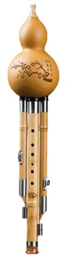 Cucurbit-Seide C-Down-B-Taste Anfängern Und Erwachsenen Wird Das Spielen Der Kürbisflöte Beigebracht Musikinstrumentenwettbewerb Kürbisseide Flöteninstrument Als Hobby-Geschenk (Color : Wood_C-key)
