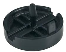 LUTH Premium Profi Parts Tastenkappe kompatibel mit Bosch 00617049 20mmø rechts Schwarz für Kombibackofen Mikrowelle