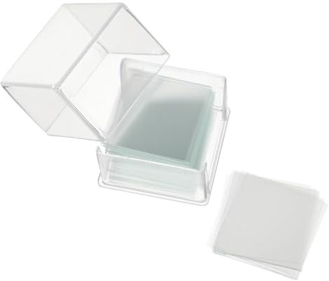 CATIEBYE 1000 Stück Mikroskop Deckgläser 22x22mm Aus Optischem Glas Kantenlos Labordeckglas Für Mikroskopproben Geeignet Für Ausbildung Und Biowissenschaftliche Anwendungen