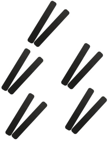 OSOLADY 10 STK Fahrradkettenschutz Fahrradfolienaufkleber Rahmenschutz Fahrradtaschen Aufkleber Für Fahrradrahmen Fahrradrahmenbänder Klebeband Für Fahrradrahmen Griffe Abs Black Kieselgel