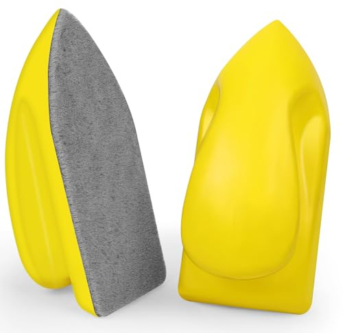 MOGRQAP 2 Almohadillas de Limpieza Ergonómicas, Plumero de Terciopelo Suave para Limpiar Vidrios, Espejos, Interiores de Automóviles, Muebles y Persianas
